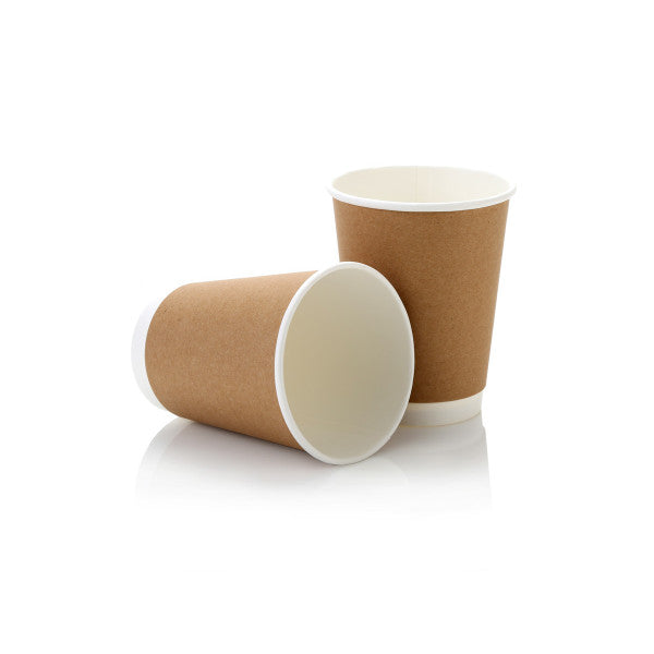 Double Wall Paper Coffee Cup: 350ml