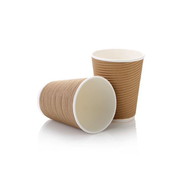 Ripple Paper Coffee Cup: 350ml