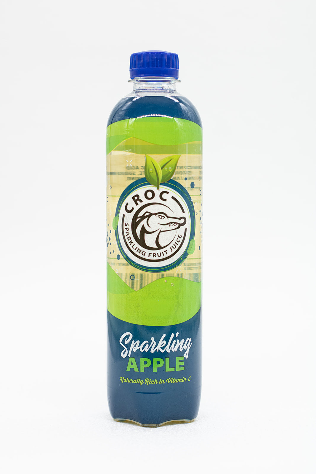 Croc Sparkling Fruit Juice: Sparkling Apple 500ml 12x2(24) Case